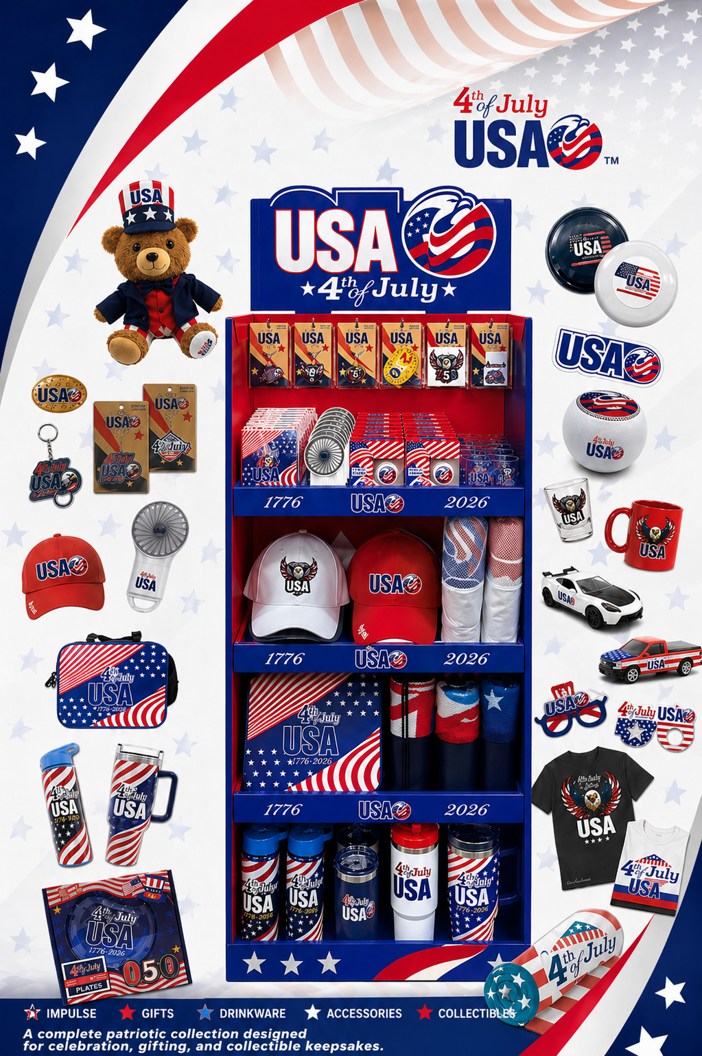 4th of July Endcap